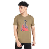Printed Round Neck Pure Cotton T-shirt