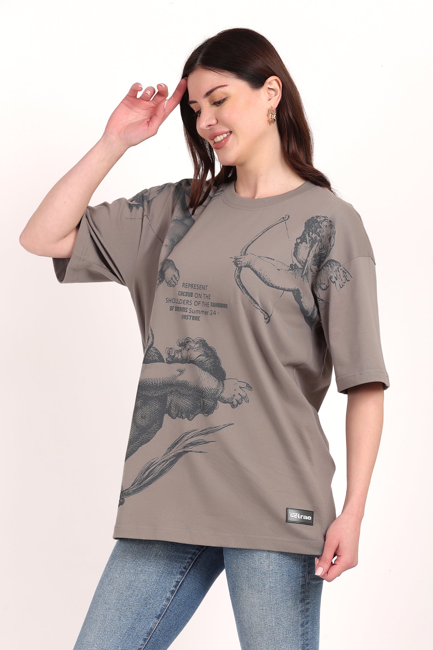 Grey Cherub T-Shirt