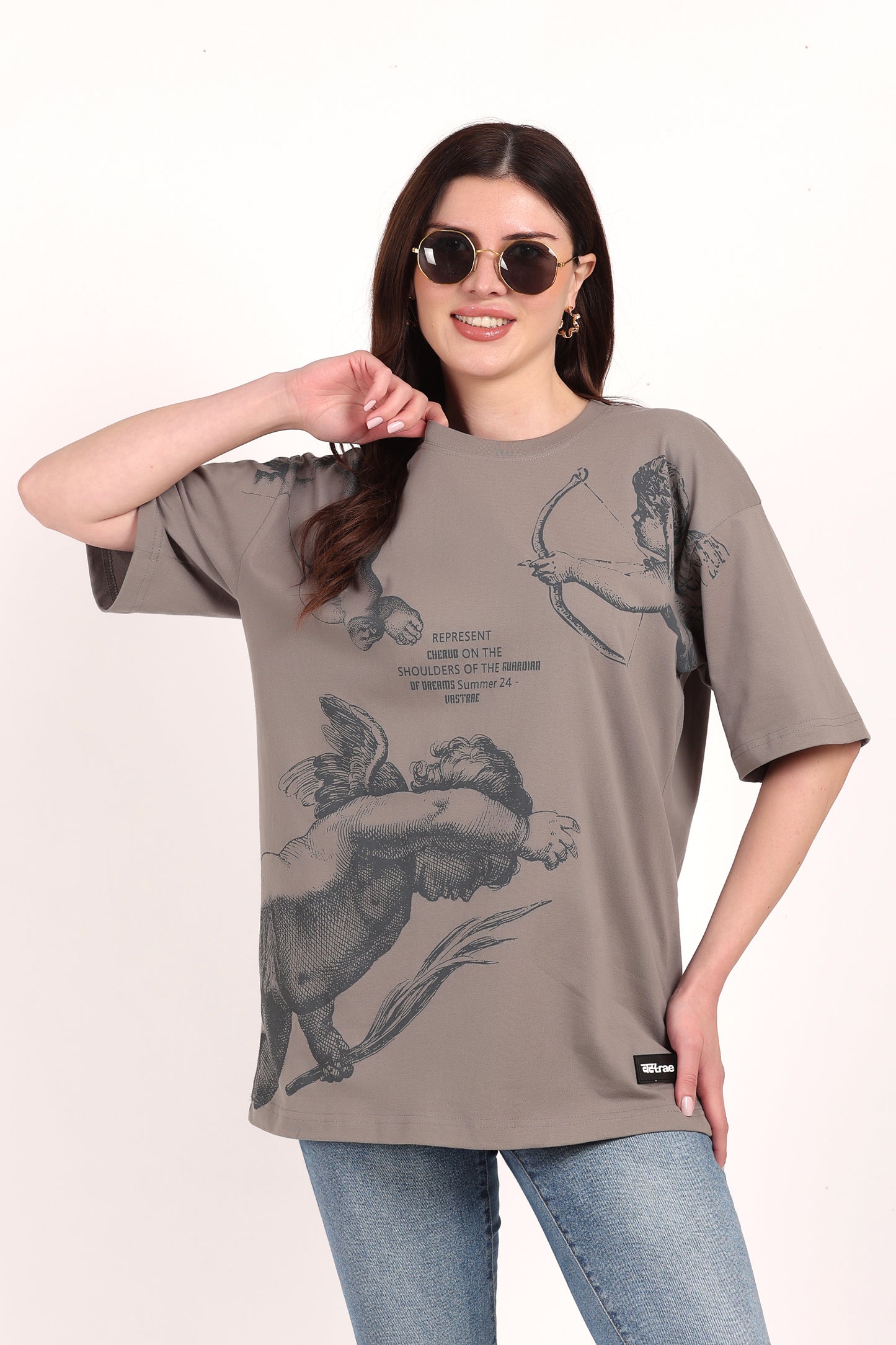 Grey Cherub T-Shirt