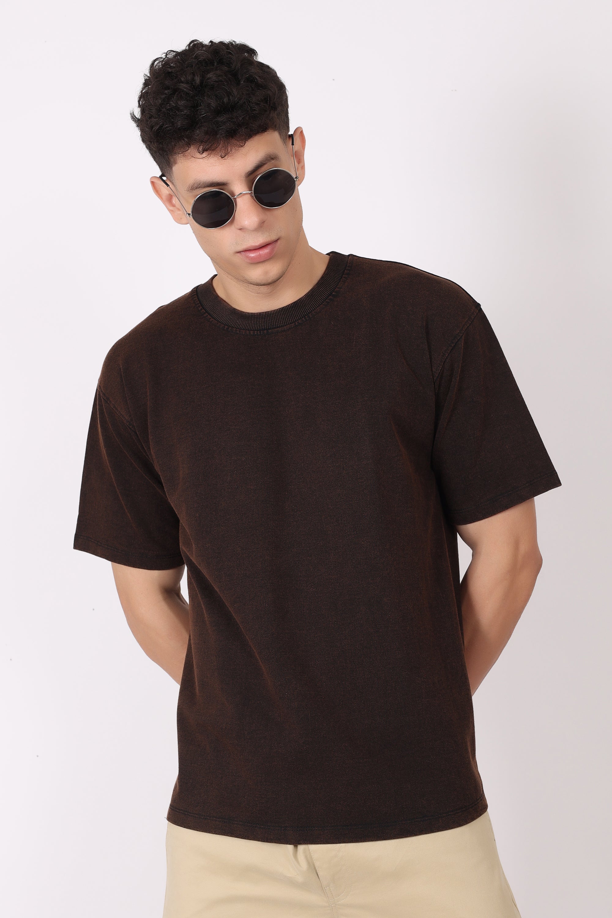 Washed Classic Brown T-Shirt