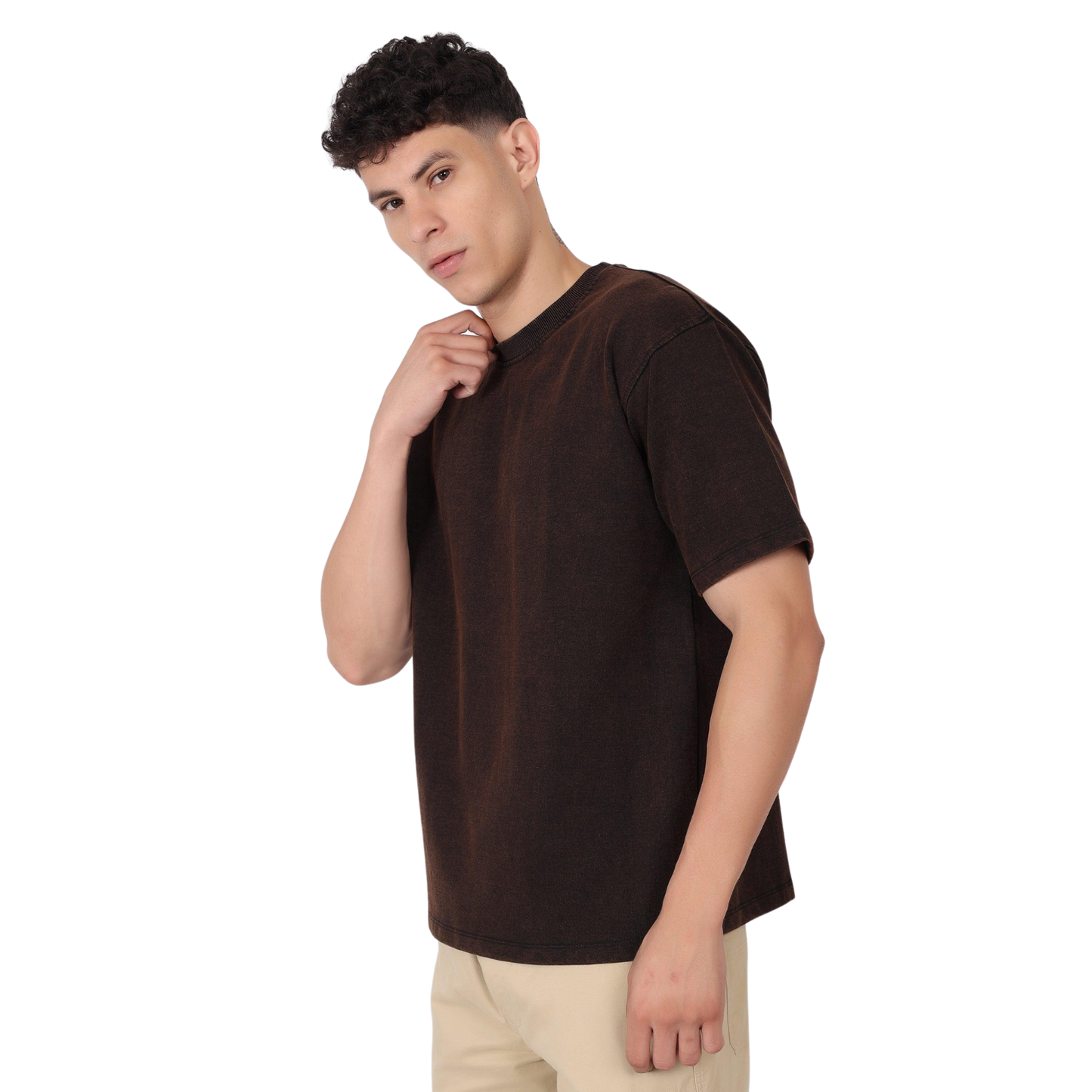 Washed Classic Brown T-Shirt