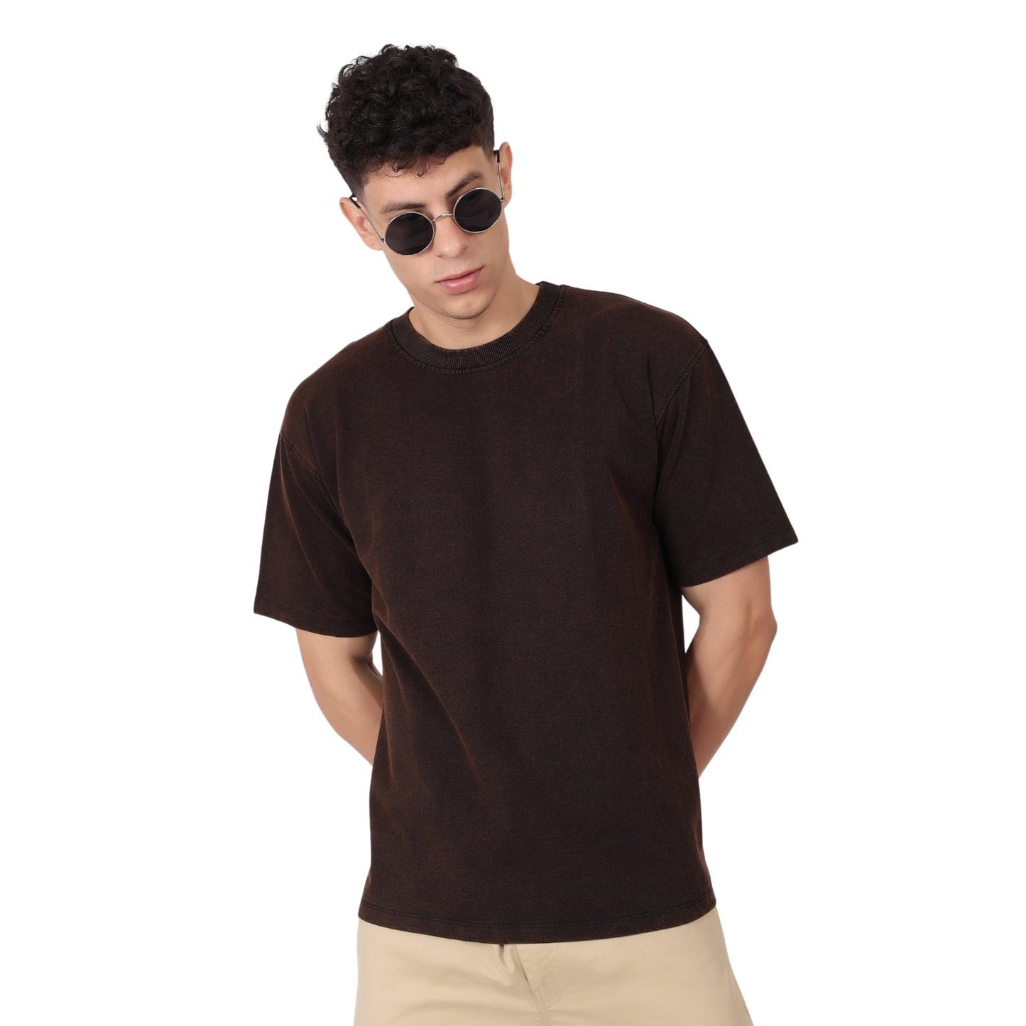 Washed Classic Brown T-Shirt